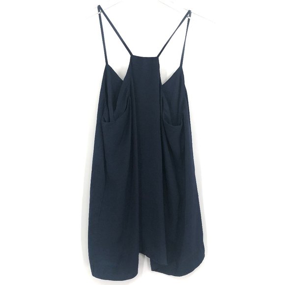 DAHLYA Navy Strappy Racerback Tank Top #Y03 - Picture 4 of 8